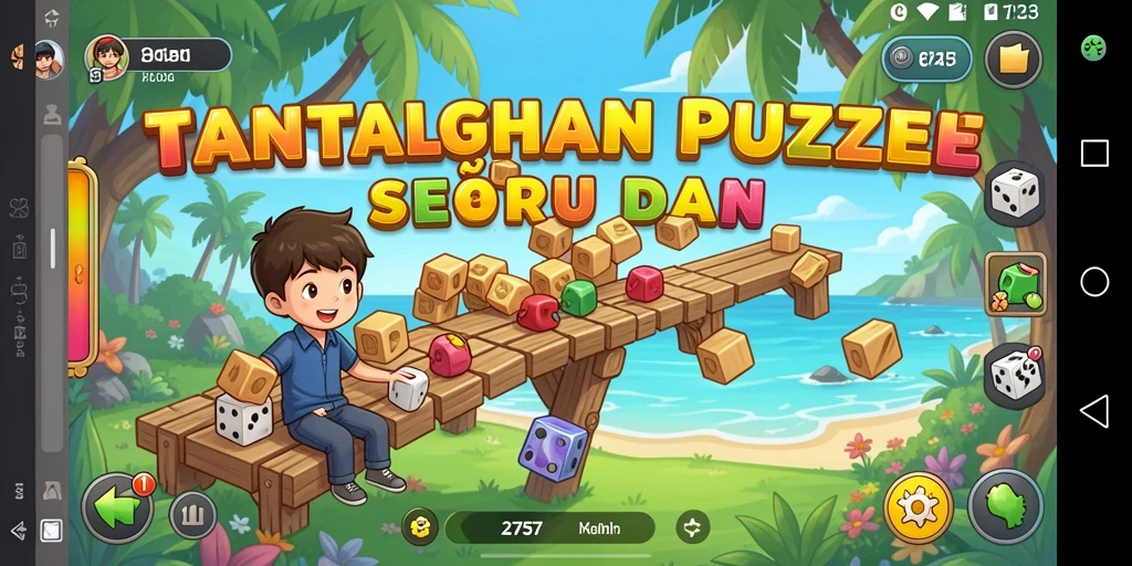 Tangkapan layar gameplay Puzzle yang menantang dan seru.