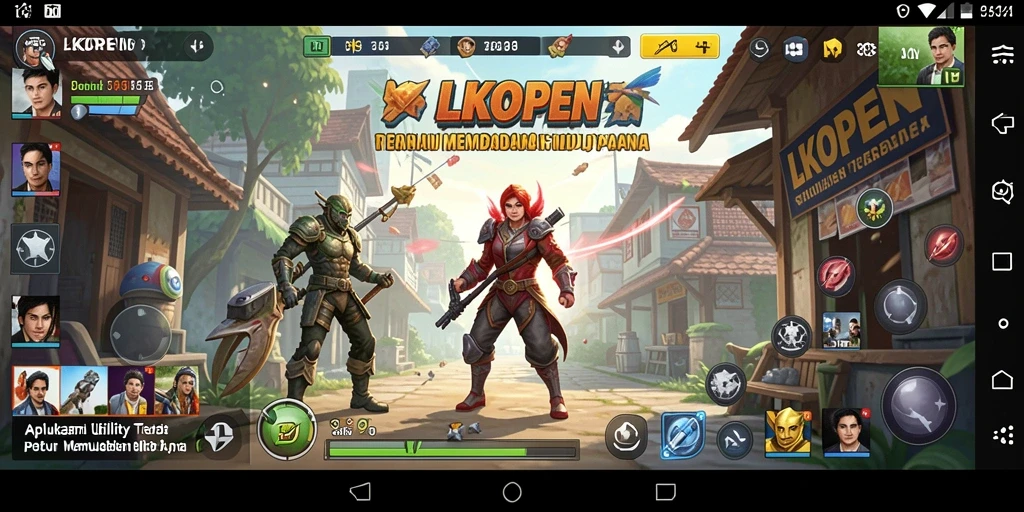 Tampilan antarmuka LKOPEN yang sederhana dan fungsional.