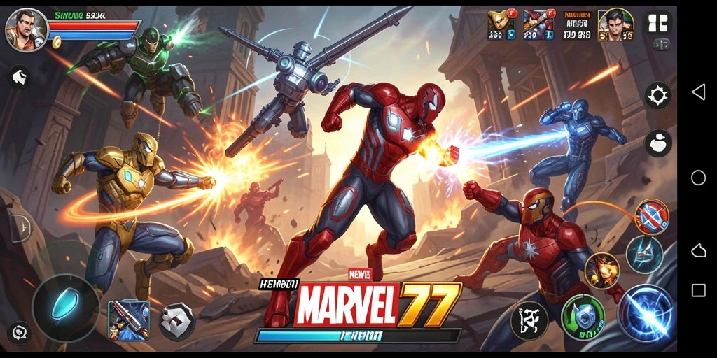 Gameplay menarik dalam MARVEL77 yang penuh aksi dan strategi.
