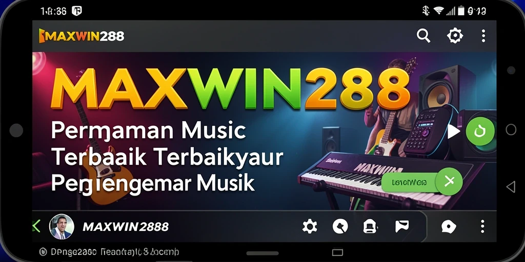 Screenshot gameplay <strong>MAXWIN288</strong> menunjukkan momen seru saat bermain musik.