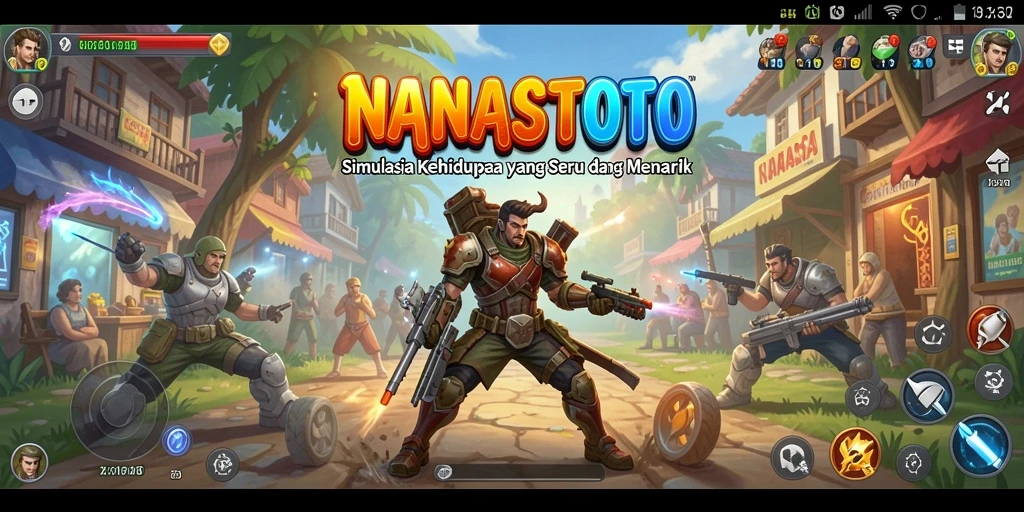 Tampilan gameplay NANASTOTO yang menarik dan interaktif.