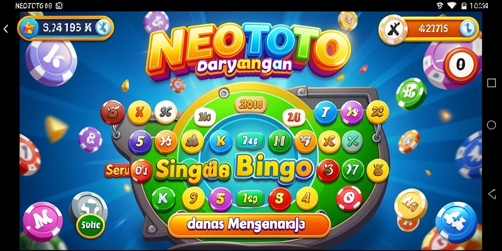 Tampilan gameplay NEOTOTO yang seru dan menarik dalam permainan Bingo.
