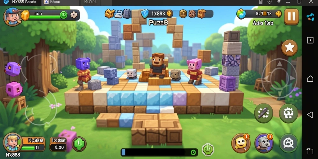 Tampilan gameplay NX888 yang menarik dan penuh warna.