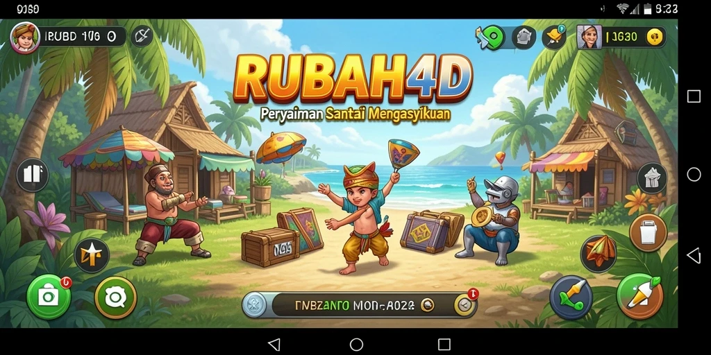 Gameplay menarik dan menyenangkan dalam RUBAH4D.